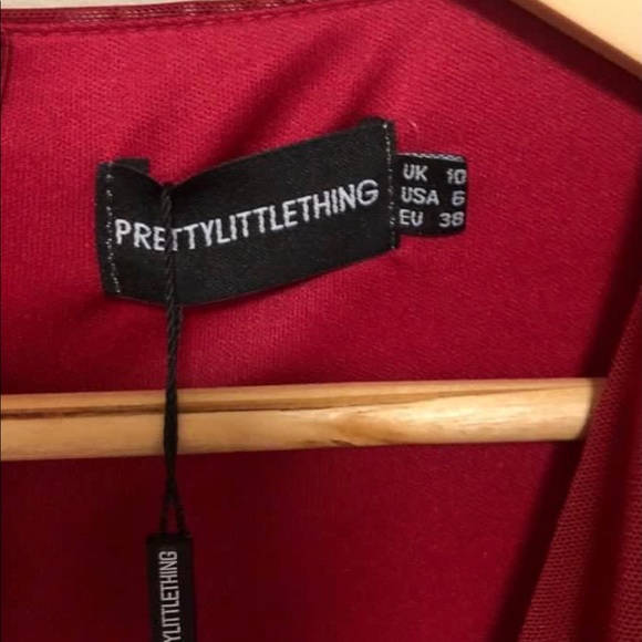 PLT Red long sleeve bodysuit - Picture 4 of 4